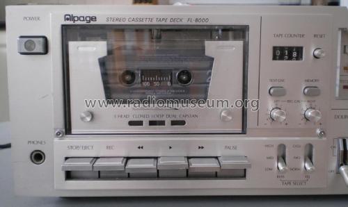 Alpage Stereo Cassette Tape Deck FL-8000; Alpine Electronics, (ID = 2028807) R-Player