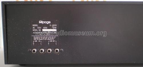 Alpage Stereo Cassette Tape Deck FL-8000; Alpine Electronics, (ID = 2028809) Sonido-V