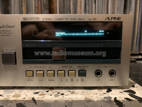 Stereo Cassette Tape Deck AL-35; Alpine Electronics, (ID = 2450159) R-Player
