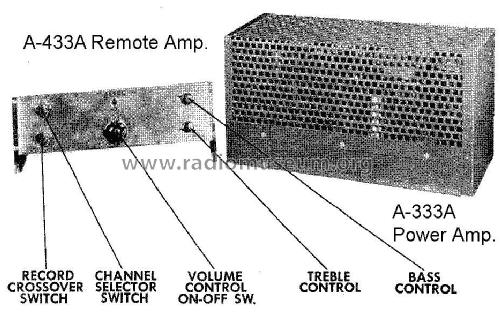 Power Amplifier A-333A; Altec Lansing Corp.; (ID = 425744) Ampl/Mixer