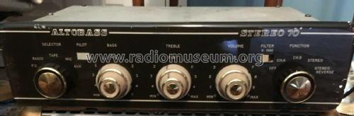 Preamplifier Stereo 70; Altobass Ltd.; (ID = 2657368) Ampl/Mixer
