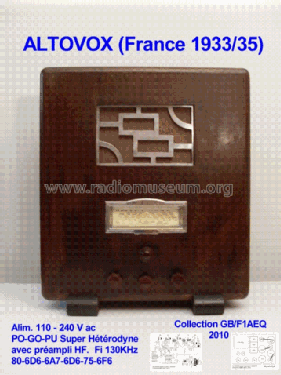 Inconnu-unknown ; Altovox; Malakoff (ID = 863546) Radio