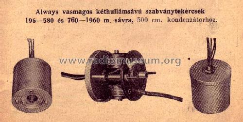 Tekercs - Coil ; Always; Budapest (ID = 2255938) Power-S