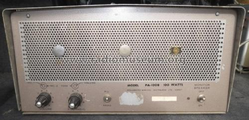AWA 100 Watt Amplifier PA PA-100B; Amalgamated Wireless (ID = 2394802) Ampl/Mixer
