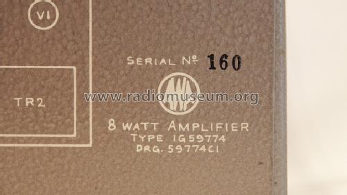 AWA 8 watt Amplifier PA774 1G59774; Amalgamated Wireless (ID = 1470747) Ampl/Mixer