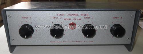 AWA PA-MA Mixer 1G59399; Amalgamated Wireless (ID = 2394327) Ampl/Mixer
