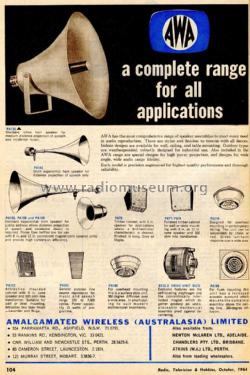 AWA Speaker PA PA152; Amalgamated Wireless (ID = 2397071) Parlante