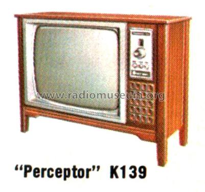 Perceptor K139 Ch= A50-11; Amalgamated Wireless (ID = 2106021) Televisión