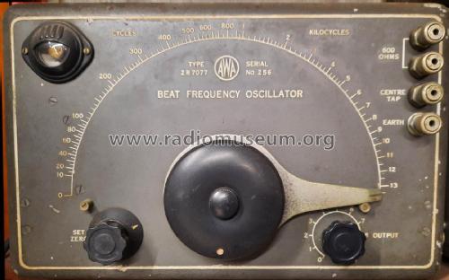R7077 ; Amalgamated Wireless (ID = 2547430) Equipment