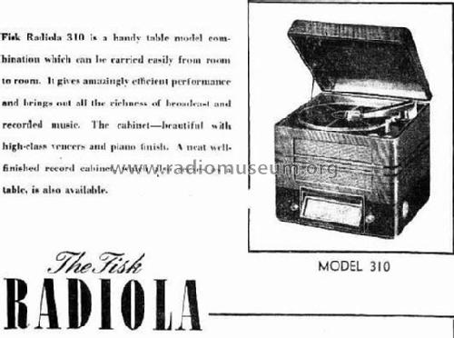 Radiola 310; Amalgamated Wireless (ID = 2060846) Radio