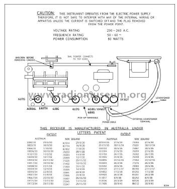 Radiola 609T; Amalgamated Wireless (ID = 2784384) Radio