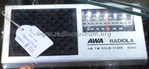 Radiola B123; Amalgamated Wireless (ID = 2363857) Radio
