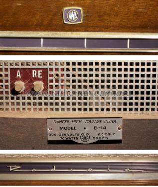 Ballerina Radiola B-14; Amalgamated Wireless (ID = 1102734) Radio