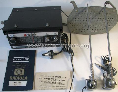 Radiola Cruiser Transistor 9 2151A; Amalgamated Wireless (ID = 668826) Radio