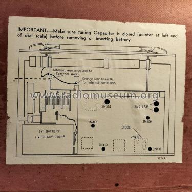 Radiola Transistor 8 208-P; Amalgamated Wireless (ID = 2738107) Radio