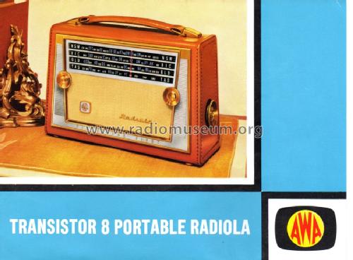 Radiola Transistor Eight 208PY; Amalgamated Wireless (ID = 1439202) Radio