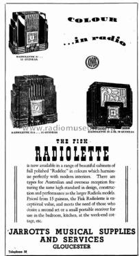 Radiolette 31A; Amalgamated Wireless (ID = 2381511) Radio