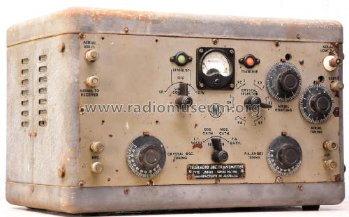 Teleradio Transmitter 3BZ Type J50062; Amalgamated Wireless (ID = 3114958) Mil Tr