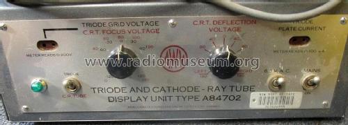 Triode & Cathode-Ray Tube Display Unit A84702; Amalgamated Wireless (ID = 2531305) Ausrüstung