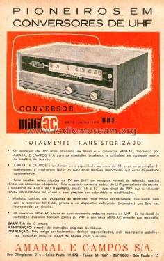 Conversor de UHF Mini AC; Amaral e Campos Ltda (ID = 1905154) Converter