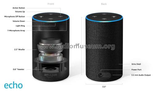 Amazon Echo ; Amazon.com, Inc.; (ID = 2269337) Lautspr.-K