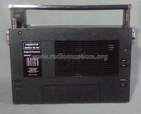 MG830; Ambassador Radio (ID = 2693126) Radio