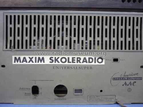 Maxim 47; American Apparate (ID = 936931) Radio