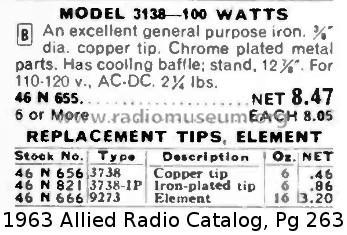 Soldering Iron 3138; American Beauty - (ID = 2602289) Equipment