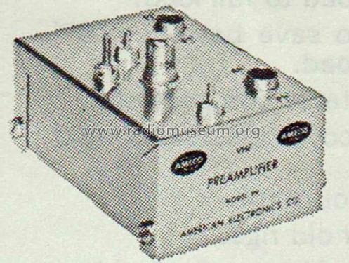 Nuvistor Preamp; American Electronics (ID = 2059288) RF-Ampl.