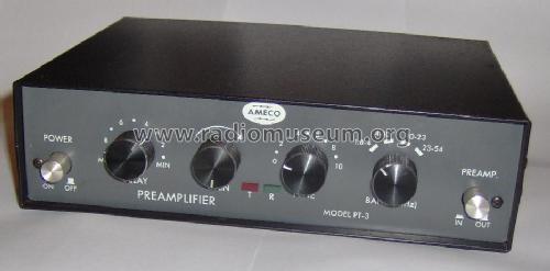 Ameco Preamplifier PT-3; American Electronics (ID = 1613631) RF-Ampl.