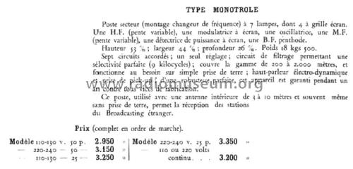 Monotrole ; American Radio (ID = 2068077) Radio