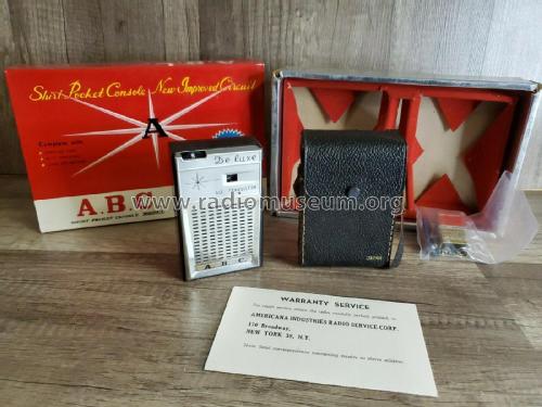 A.B.C. ABC De luxe Six Transistor ; Americana Industries (ID = 2704954) Radio