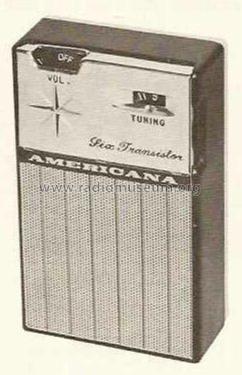 Americana - Six Transistor FC60; Americana Industries (ID = 412404) Radio