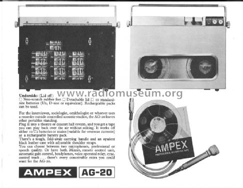 AG-20; Ampex GB Ltd.; (ID = 1584129) R-Player