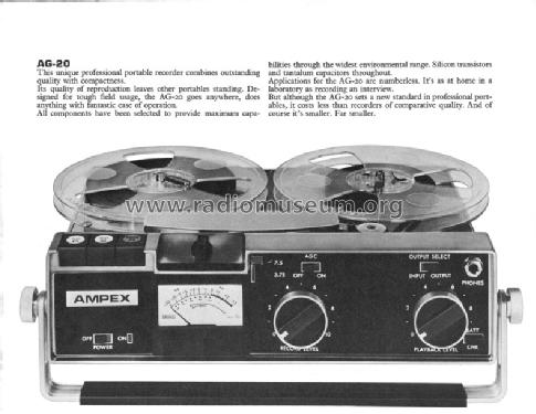 AG-20; Ampex GB Ltd.; (ID = 1584131) R-Player