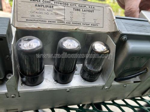 Amplifier A-692; Ampex; San Carlos, (ID = 3006045) Ampl/Mixer