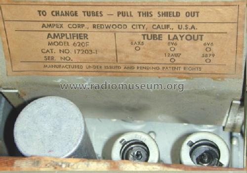 Amplifier-Speaker 620 F; Ampex; San Carlos, (ID = 558347) Ampl/Mixer