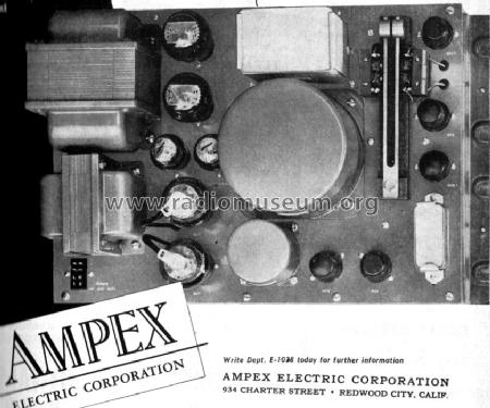 Precision 60-Cycle Power Supply 375; Ampex; San Carlos, (ID = 719168) Strom-V