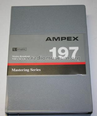 U-Matic Videocassette ; Ampex; San Carlos, (ID = 1784745) Divers