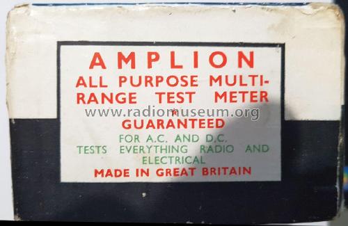 All Purpose Multirange Test Meter ; Amplion Brand, (ID = 2593188) Equipment