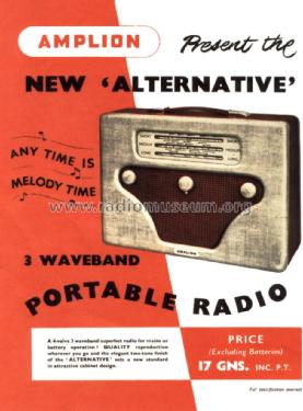 Alternative ; Amplion, Alfred (ID = 1653038) Radio