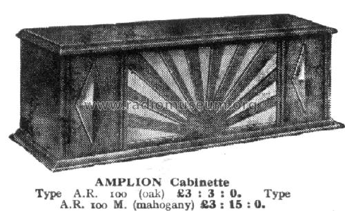 Cabinette A114; Amplion, Alfred (ID = 1520753) Parleur