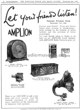 Cabinette A114; Amplion, Alfred (ID = 1520754) Speaker-P