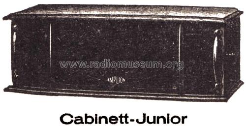 Cabinett-Junior ; Amplion, Deutsche (ID = 3160625) Parleur