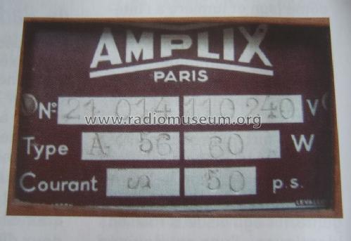 A56; Amplix CGTVE; Paris (ID = 2385729) Radio