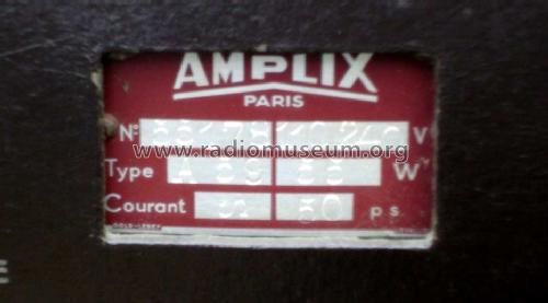 A59; Amplix CGTVE; Paris (ID = 1675555) Radio