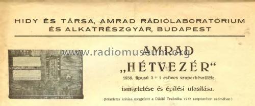 Hétvezér 3+1; Amrad (ID = 2231413) Radio