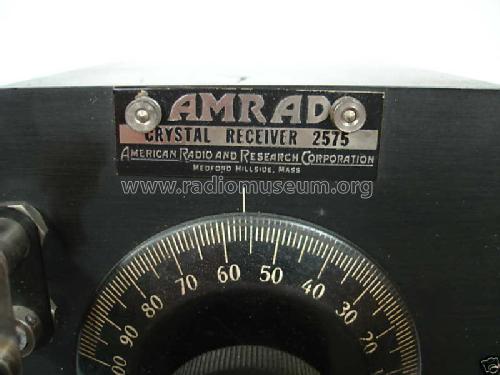 2575 Crystal Receiver; Amrad Corporation; (ID = 635762) Cristallo