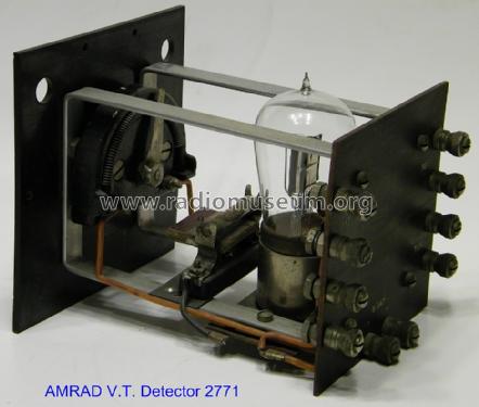 2771 Vacuum Tube Detector; Amrad Corporation; (ID = 1441536) mod-pre26