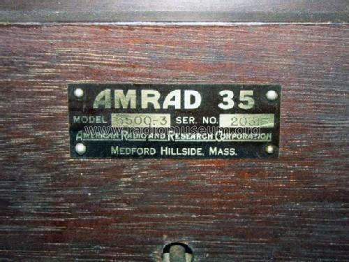 Amrad 35 Inductrole 3500-3; Amrad Corporation; (ID = 654970) Radio